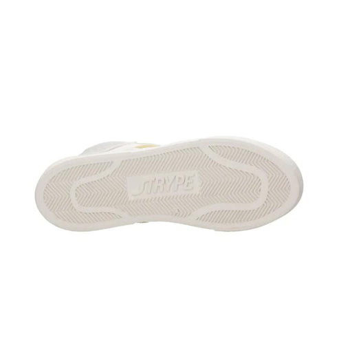 Strype Sneakers Sneakers Uomo alte con bordi in contrasto Bianco - Francavilla Moda